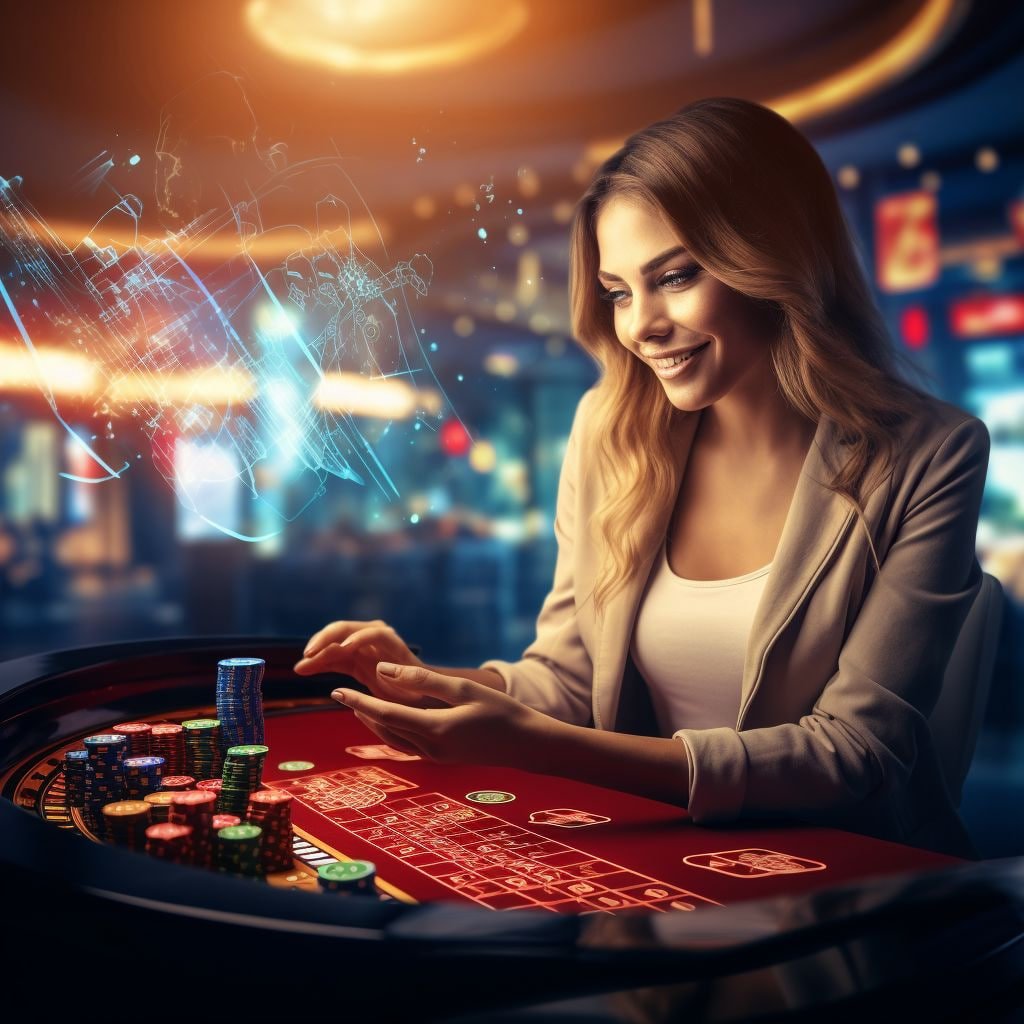 Mathematical probability visualization explaining slot RTP and variance concepts